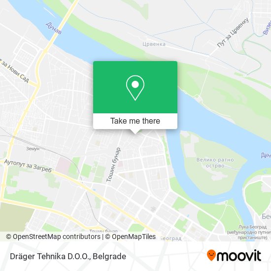 Dräger Tehnika D.O.O. map