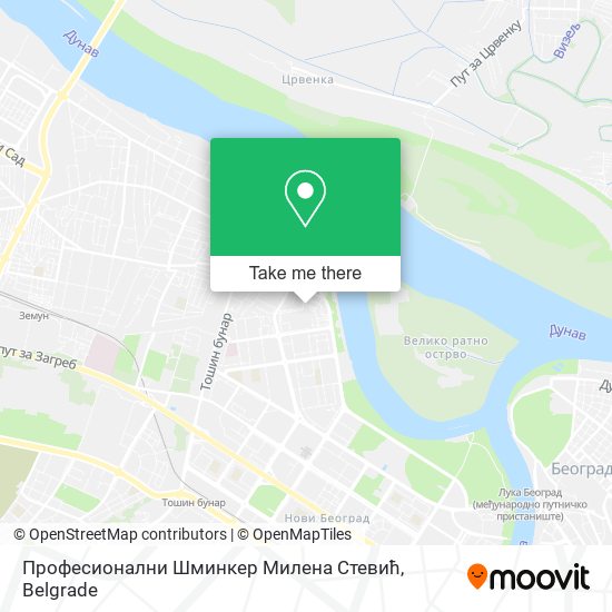 Професионални Шминкер Милена Стевић map