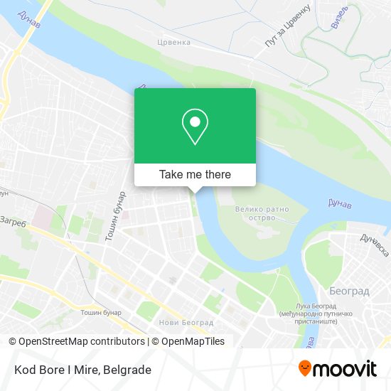 Kod Bore I Mire map