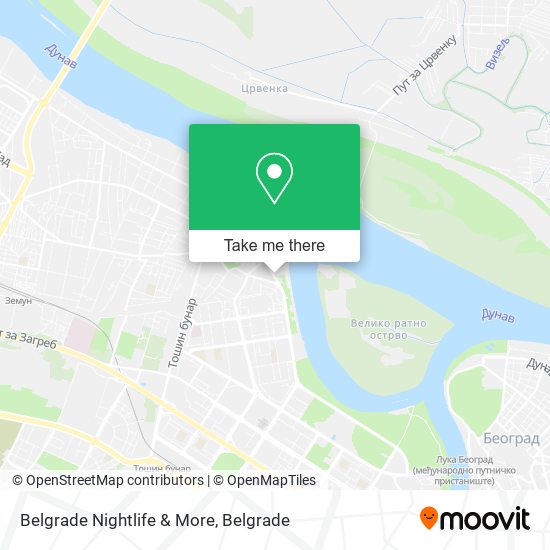 Belgrade Nightlife & More map