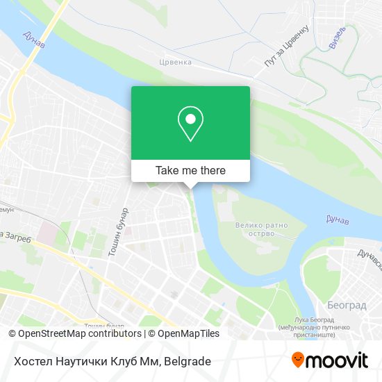 Хостел Наутички Клуб Мм map