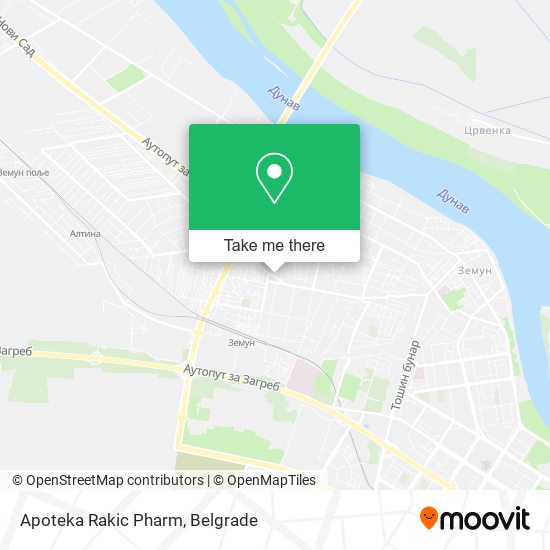 Apoteka Rakic Pharm map