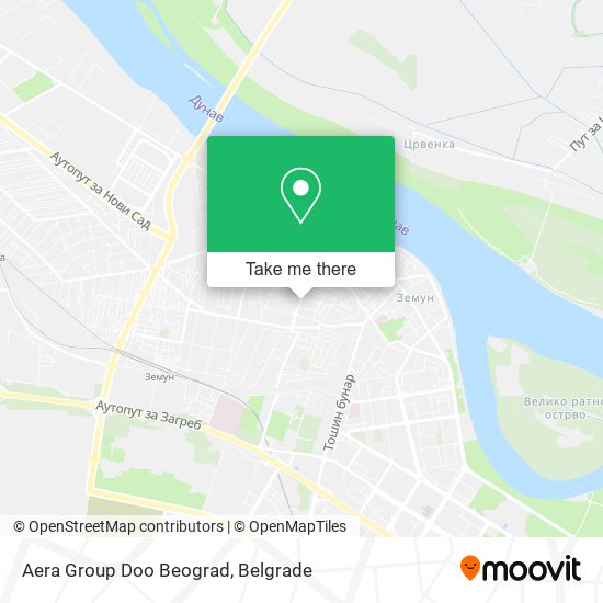 Aera Group Doo Beograd map