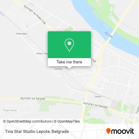 Tina Star Studio Lepote map