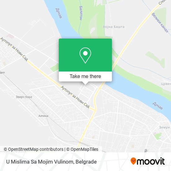 U Mislima Sa Mojim Vulinom map