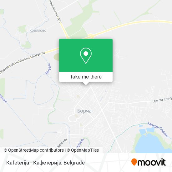 Kafeterija - Кафетерија map