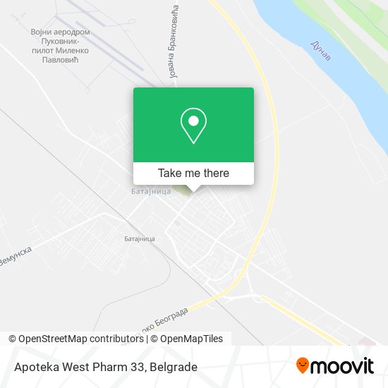 Apoteka West Pharm 33 map