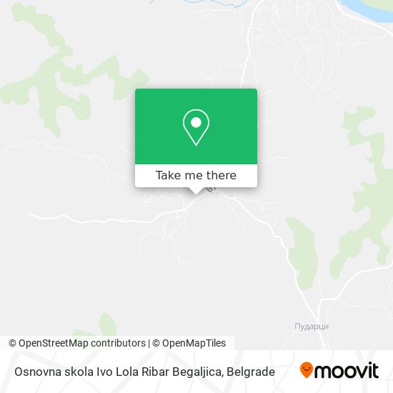 Osnovna skola Ivo Lola Ribar Begaljica map