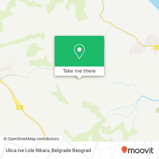 Ulica Ive Lole Ribara map