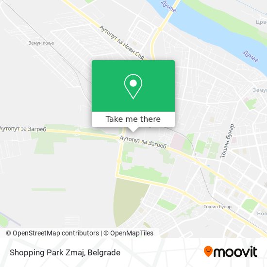 Shopping Park Zmaj map