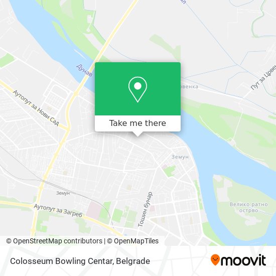 Colosseum Bowling Centar map