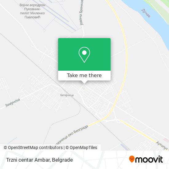 Trzni centar Ambar map