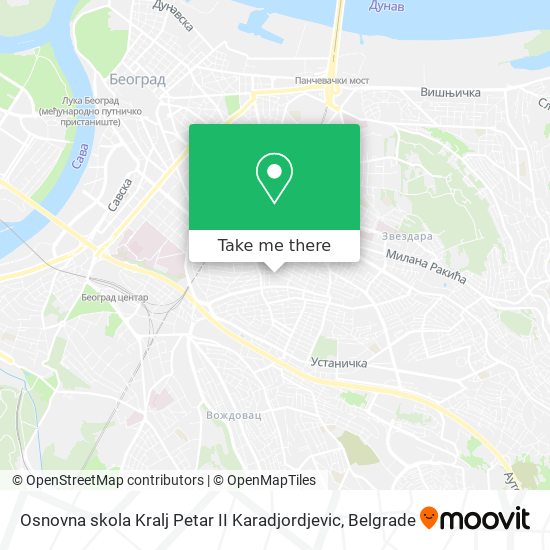 Osnovna skola Kralj Petar II Karadjordjevic map