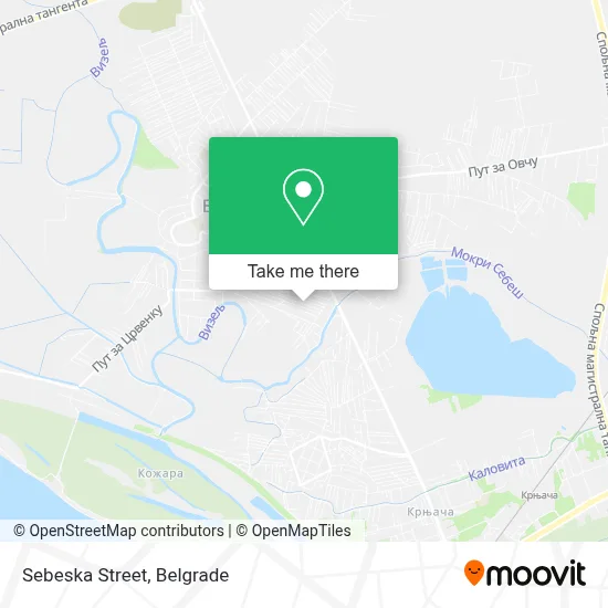 Sebeska Street map
