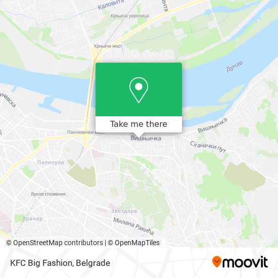 KFC Big Fashion map