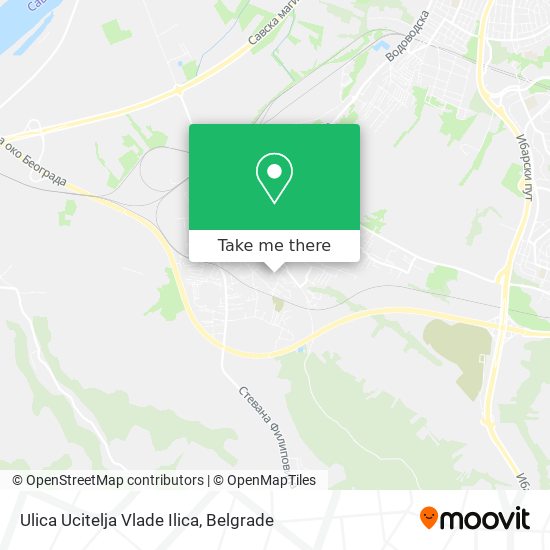 Ulica Ucitelja Vlade Ilica map