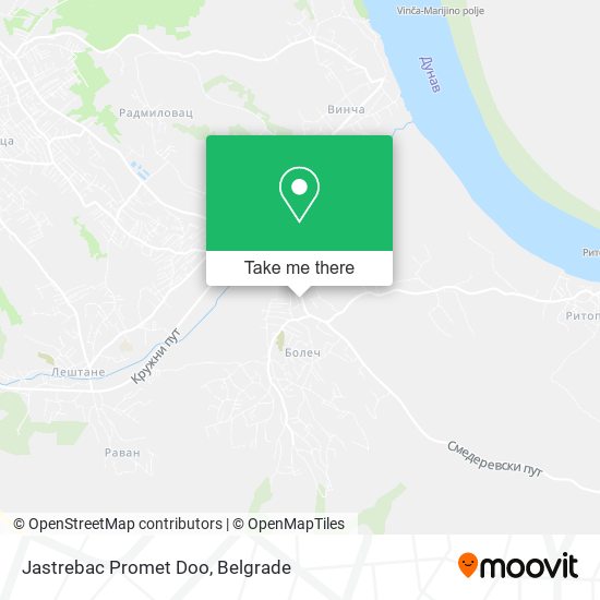 Jastrebac Promet Doo map