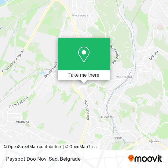 Payspot Doo Novi Sad map