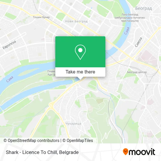 Shark - Licence To Chill map