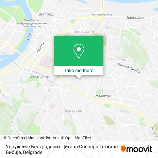 Удружење Београдских Цигана Свечара Теткице Бибије map