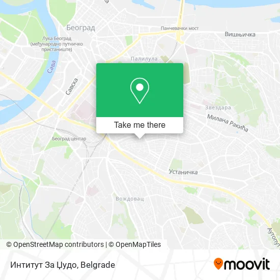 Интитут За Џудо map