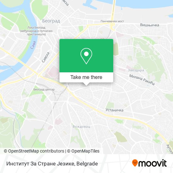 Институт За Стране Језике map