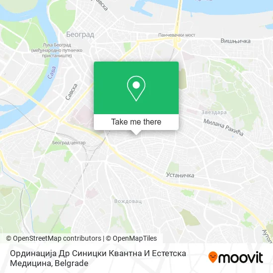 Ординација Др Синицки Квантна И Естетска Медицина map