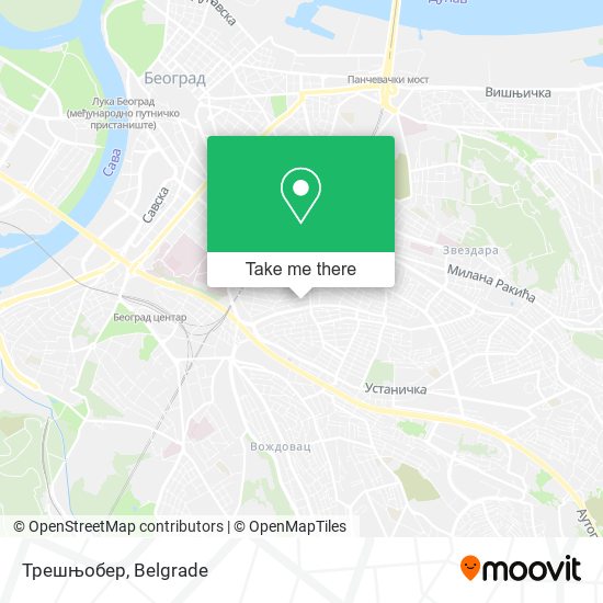 Трешњобер map