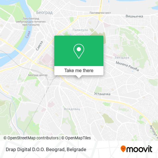 Drap Digital D.O.O. Beograd map