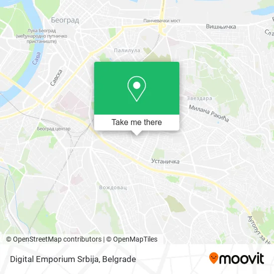 Digital Emporium Srbija map