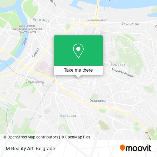 M Beauty Art map