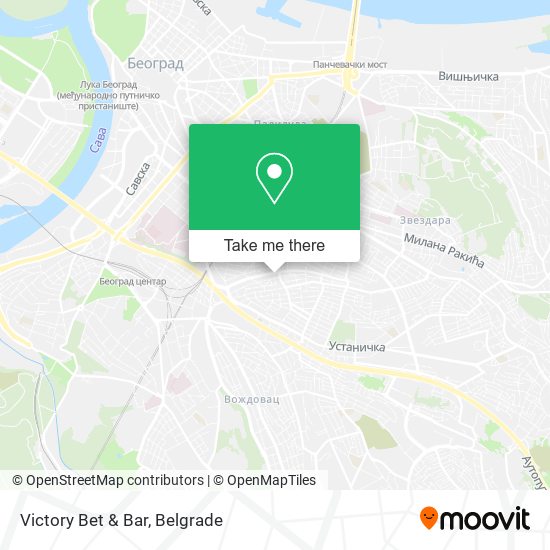 Victory Bet & Bar map