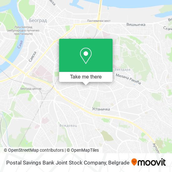 Postal Savings Bank Joint Stock Company map