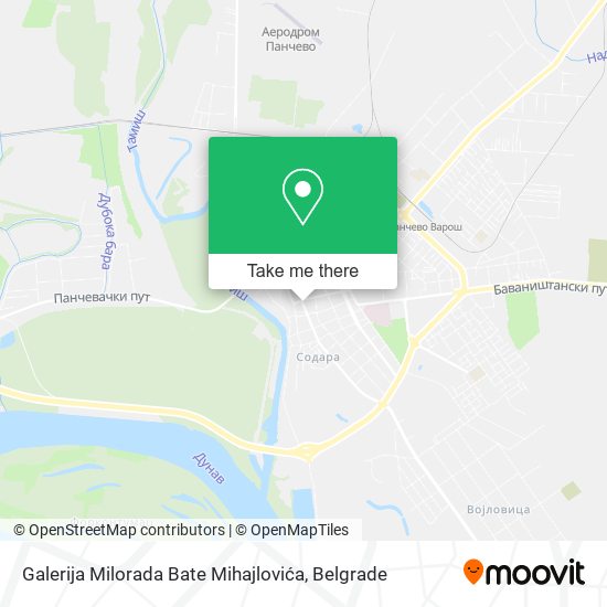 Galerija Milorada Bate Mihajlovića map