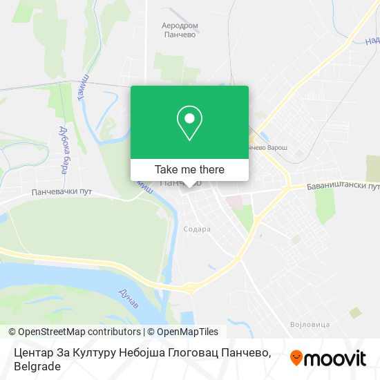 Центар За Културу Небојша Глоговац Панчево map