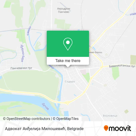 Адвокат Анђелија Милошевић map