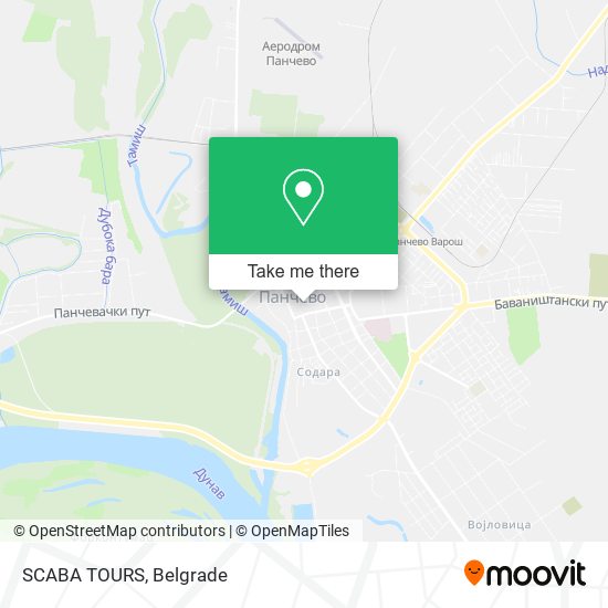 SCABA TOURS map