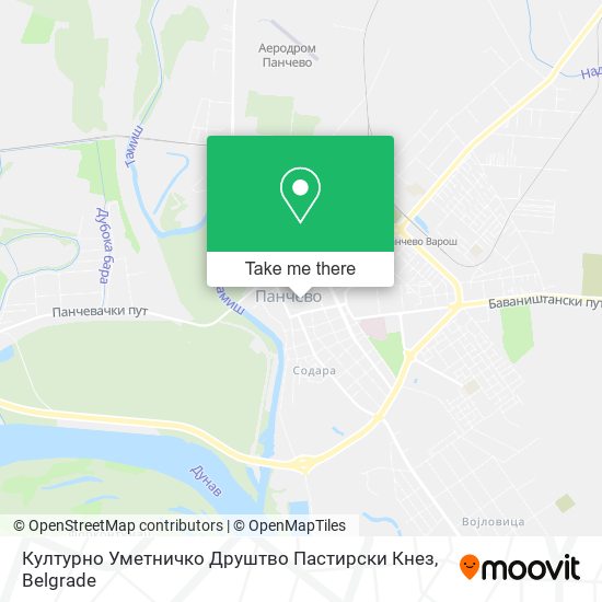 Културно Уметничко Друштво Пастирски Кнез map