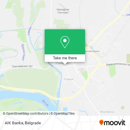 AIK Banka map