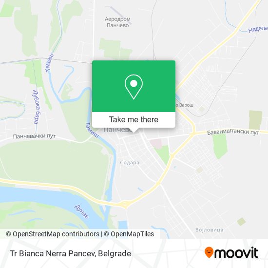 Tr Bianca Nerra Pancev map