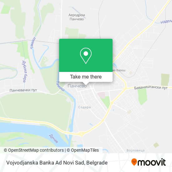 Vojvodjanska Banka Ad Novi Sad map