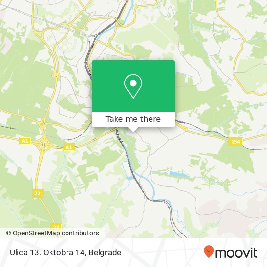 Ulica 13. Oktobra 14 map