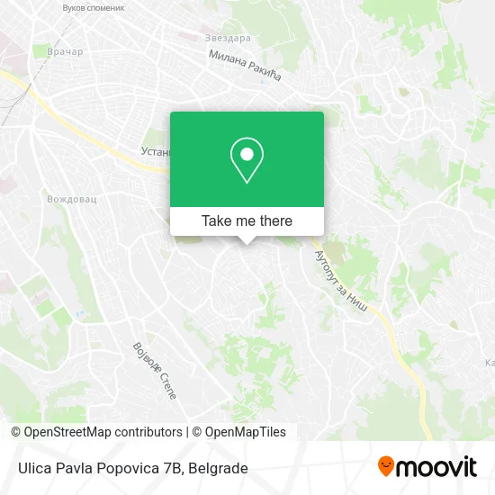 Ulica Pavla Popovica 7B map
