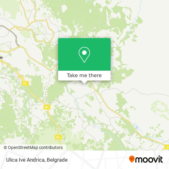 Ulica Ive Andrica map