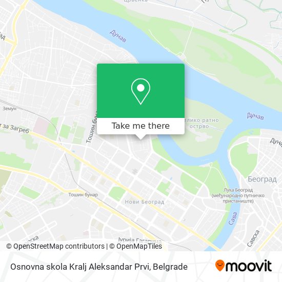 Osnovna skola Kralj Aleksandar Prvi map