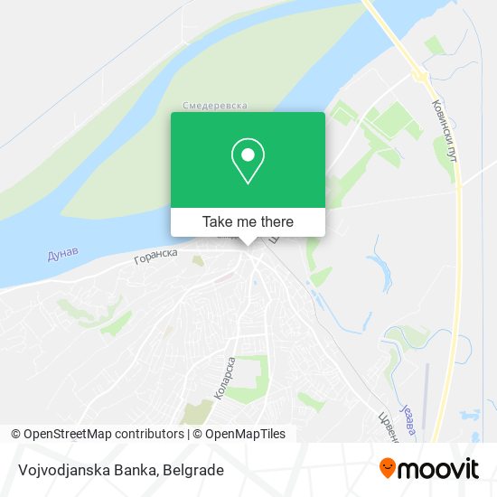 Vojvodjanska Banka map