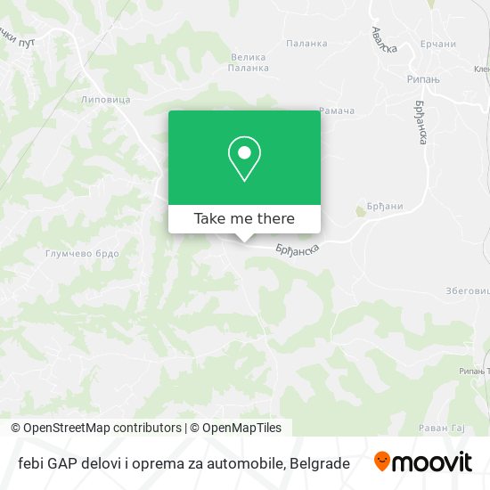 febi GAP delovi i oprema za automobile map