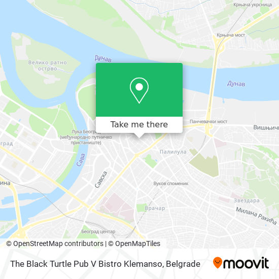 The Black Turtle Pub V Bistro Klemanso map