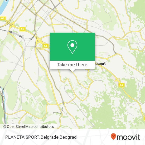 PLANETA SPORT map