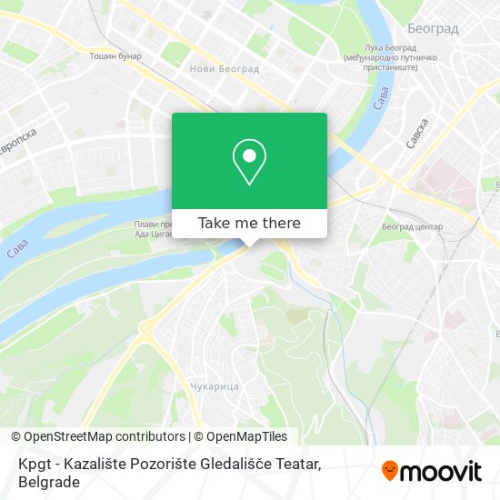 Kpgt - Kazalište Pozorište Gledališče Teatar map